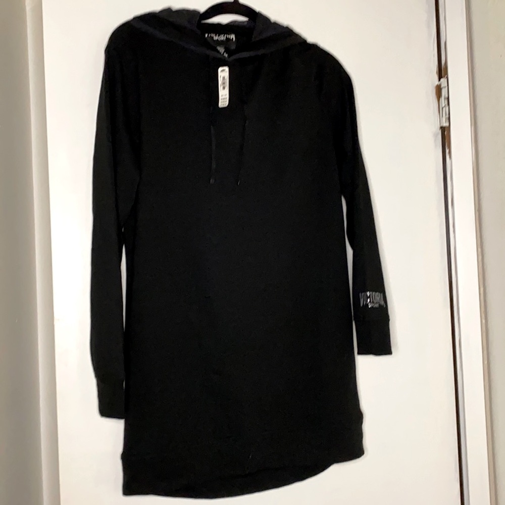 BNWT Victoria’s Secret Sport Black Hoody sz XS